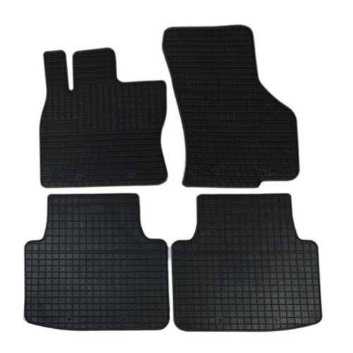 Set covorase auto din cauciuc pentru Vw Arteon 2017-&amp;gt; prezent, presuri RapidAuto, Negru