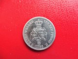 GERMANIA - REGATUL SAXONIEI 1/6 Vereinsthaler 1866 - Johann I (Argint) - (162), Europa