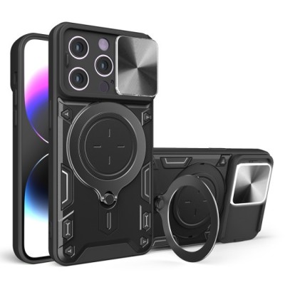 Husa pentru iPhone 14 Pro - Techsuit CamGuard Pro - Black foto
