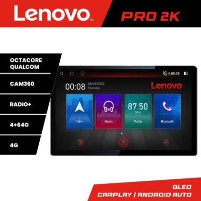Navigatie Toyota Corolla dupa 2020 K-388 Lenovo PRO 4+64 13 inch 2K android 4G DSP gps internet CarStore Technology foto
