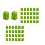 Cumpara ieftin Capace valva ventil auto moto velo, set 50 buc, plastic verde, universale 13x10 mm, protectie supapa anvelope