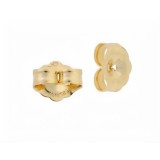 Inchizatoare din Aur 14K pentru Cercei, tip Fluturas, 5.5mm, pentru Tija 0.76&ndash;0.91mm