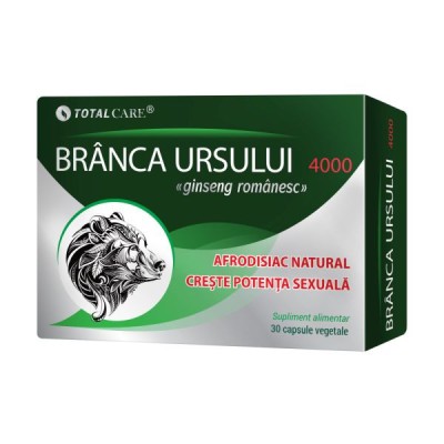 Branca Ursului 4000 miligrame 30 capsule Cosmo Pharm foto