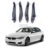 Set 4 Manere interiore portiere pentru BMW Seria 3 F30 F80 F31 F32 F34 F35 - Negru