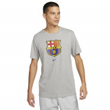 FC Barcelona tricou de bărbați Crest grey - XXL, Nike