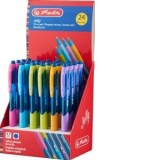 Pix cu gel Jelly, 0,7 mm, albastru, set 24