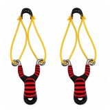 Cumpara ieftin Set doua prastii din aliaj cu benzi elastice DEPOX&reg;, m&acirc;ner ergonomic, 13 cm, rosu