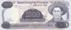 Bancnota Nicaragua 500.000 Cordobas 1987 - P150 UNC ( supratipar pe P145 ) foto