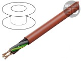 Cablu Alimentare LSZH 4G1,5mm2 Roșu