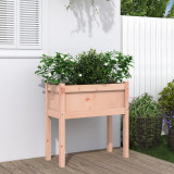 Gossi jardiniera de gradina cu picioare 70x31x70cm lemn masiv douglas