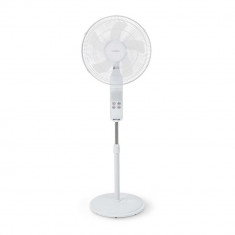 Ventilator cu picior Nedis, WiFi Smart, 3 viteze, diametru 40cm, alb