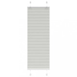 vidaXL Jaluzea plisată gri deschis 40x100 cm Lățime țesătură 39,4 cm