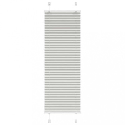 vidaXL Jaluzea plisată gri deschis 40x100 cm Lățime țesătură 39,4 cm foto