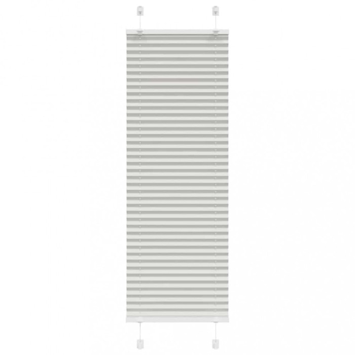vidaXL Jaluzea plisată gri deschis 40x100 cm Lățime țesătură 39,4 cm
