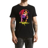 Tricou personalizat Tupac, negru, marimea M