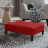 Cumpara ieftin Taburet, roșu vin, 78x56x32 cm, piele ecologică