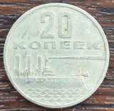 (M1936) MONEDA RUSIA - 20 KOPECKS 1967, 50 ANI REVOLUTIA DIN OCTOMBRIE 1917