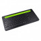 Tastatura wireless universala BK230TF, negru/verde