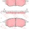 Set placute frana,frana disc SUBARU LEGACY V (BM, BR) (2009 - 2016) TRW GDB3372
