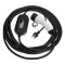 VHBW Cablu de &icirc;ncărcare pentru mașină electrică, hibridă plug-in - cablu de la tipul 2 la priză Euro, monofazat, 16 A, 3,5 kW, 10