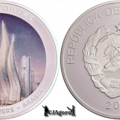2010, Medalie Proof: Mega Towers - Dancing Towers, Arabia - Mozambic