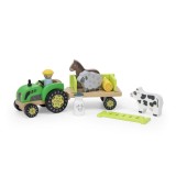 Set de joaca, Tractor cu remorca si animalute, Viga, PolarB