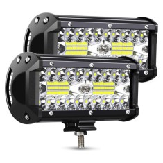 Set 2 Proiectoare 6.5 Inch, 120W, Rezistente la apa si praf 9-30V foto