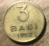 MNDRO Romania moneda 3 bani 1952