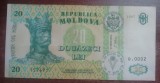 M1 - Bancnota foarte veche - Moldova - 20 leI - 1997