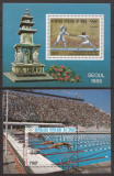 CONGO SPORT J.O. DE VARA 1988 ( 2 colite dt.) MNH, Nestampilat