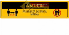 Banda pentru distanta minima foto