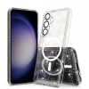 Husa MagSafe pentru Samsung Galaxy S24+ S926, Techsuit, SparkleSkin, Transparenta