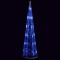 Piramida decorativa con de lumini cu LED albastru 60 cm acril