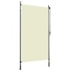 VidaXL Jaluzea tip rulou de exterior, crem, 120 x 270 cm
