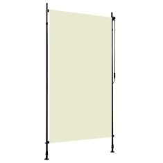 Jaluzea tip rulou de exterior, crem, 120 x 270 cm foto