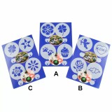 Set Sabloane Decorare Cappuccino si Prajituri 4 buc Handy KitchenServ