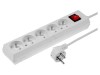 Prelungitor Electric JONEX 5 Prize 3m Alb cu Impamantare si Intrerupator Sectiune 1.5mm2