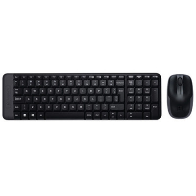 KIT TASTATURA SI MOUSE WIRELESS MK220 LOGITECH foto