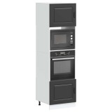 Cumpara ieftin Dulapuri pentru cuptor 2 buc Kalmar negru lemn prelucrat