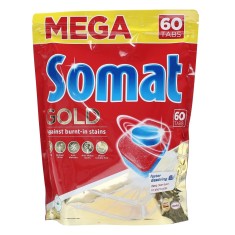 Detergent tablete pentru masina de spalat vase Somat Gold, 60 tablete