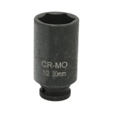 Cheie tubulara de impact lunga 30 mm, 1/2 inch, Cr-Mo, Breckner Germany