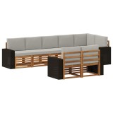 vidaXL Seturi de canapele Lemn Solid de Acacia 3384512