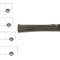 Prag Ford Transit (V184/5) 05.2000-04.2006 , Transit/Tourneo (V347/8) 05.2006-04.2013 Usa Fata Stanga sub usa fata, prag din metal