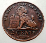7.253 BELGIA 2 CENTIMES 1905 BELGES