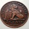 7.253 BELGIA 2 CENTIMES 1905 BELGES