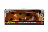 Set figurina si masinunta - Fred Flintstone &amp; Flintmobile | Jada Toys