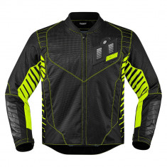 Geaca moto Icon Wireform culoare Negru/ Verde, marime XL Cod Produs: MX_NEW 28203596PE foto