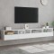 vidaXL Dulapuri TV de perete 2 buc. alb 100x30x30 cm lemn compozit