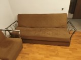 Canapea extensibila și 2 fotolii