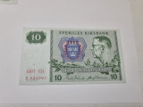 Bancnota suedia 10 k 1987